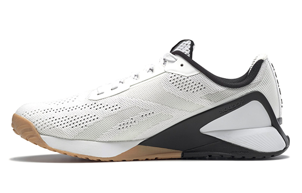 Reebok Nano X1 black and white low-cut training shoes