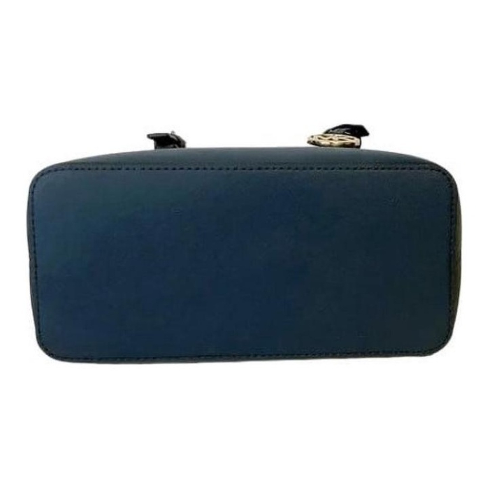 Michael Kors Jet Set Saffiano Leather Top-Zip Tote Bag Navy