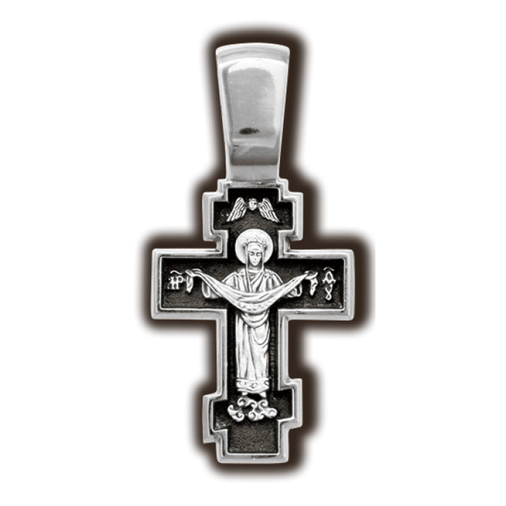 Детский крестик серебряный.