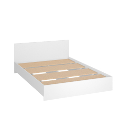 Кровать 140х200 с основанием ДСП Ронда КР-140, белый