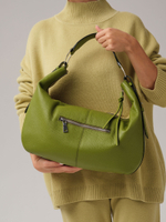 Сумка хобо Azaro 30861 зеленый бамбук