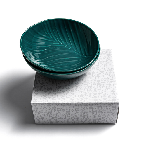 Набор глубоких тарелок Bali (зеленый)