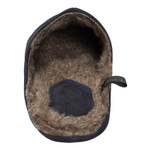 778137 туфли домашние мужские синие шерсть