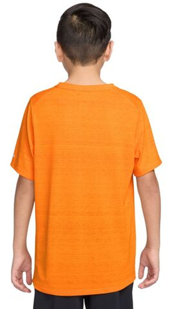 Футболка для мальчика теннисная Nike Kids Miler Dri-Fit - bright ceramic