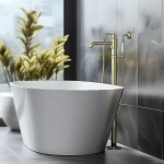 Смеситель для ванны Aquatek Классик AQ1545PG полированное золото