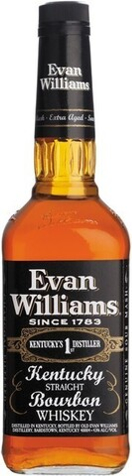 Виски Evan Williams Extra Aged Black, 0.75 л.