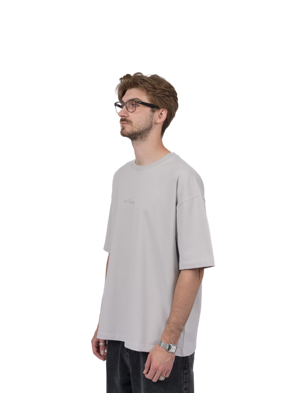Футболка UNIFORM Relaxed, Серый/пыль