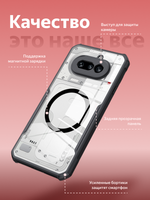 Чехол для Nothing Phone (4a) c Магсейф противоударный с усиленными углами XUNDD