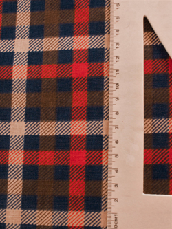 Ткань бязь плательная, рис. "Клетка", ширина 150 см, арт. 120