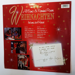 Винтажная виниловая пластинка Al Bano & Romina Power Christmas Album (с афтографами) (Germany 1990)