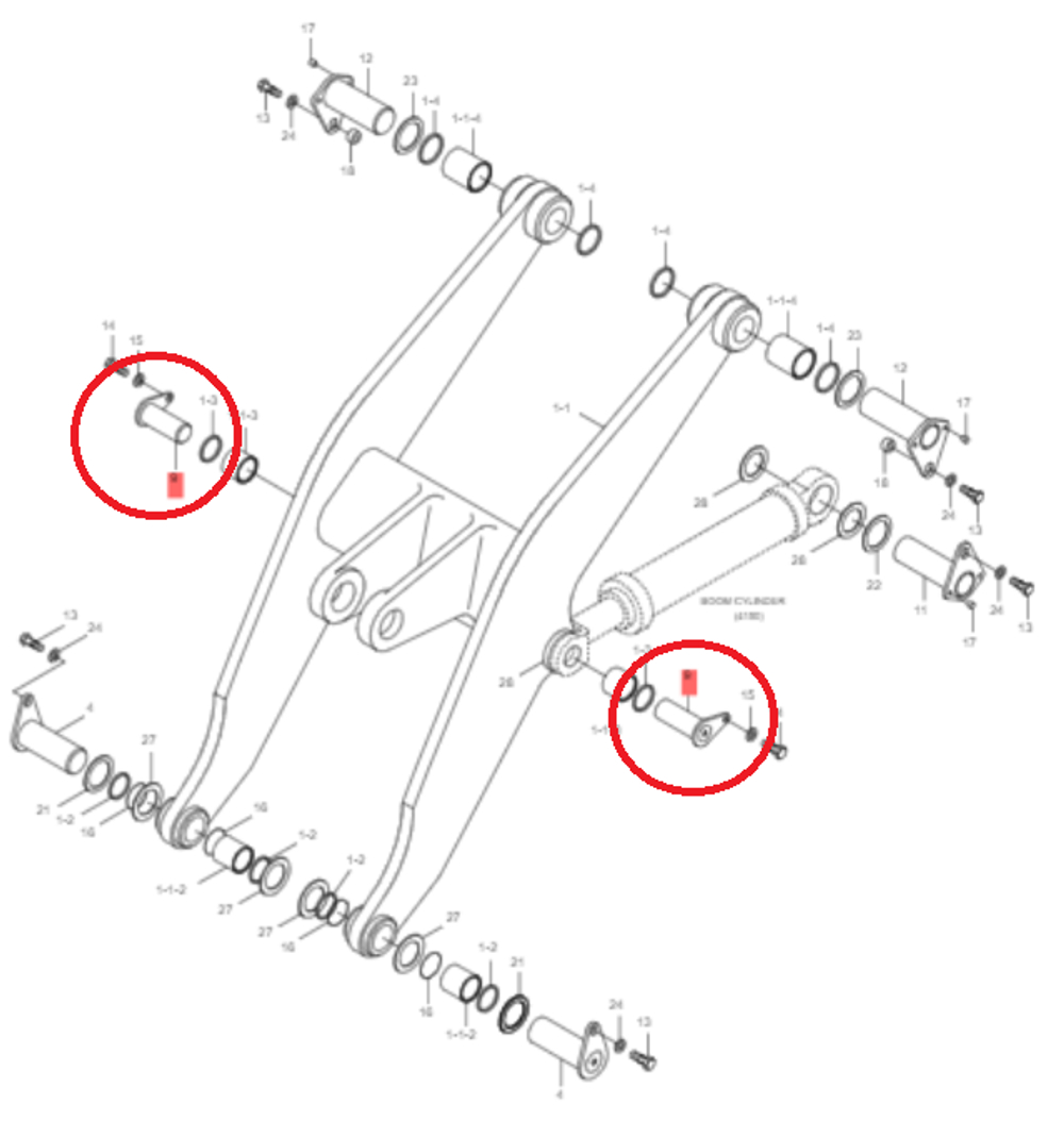 Палец 61LB-16060