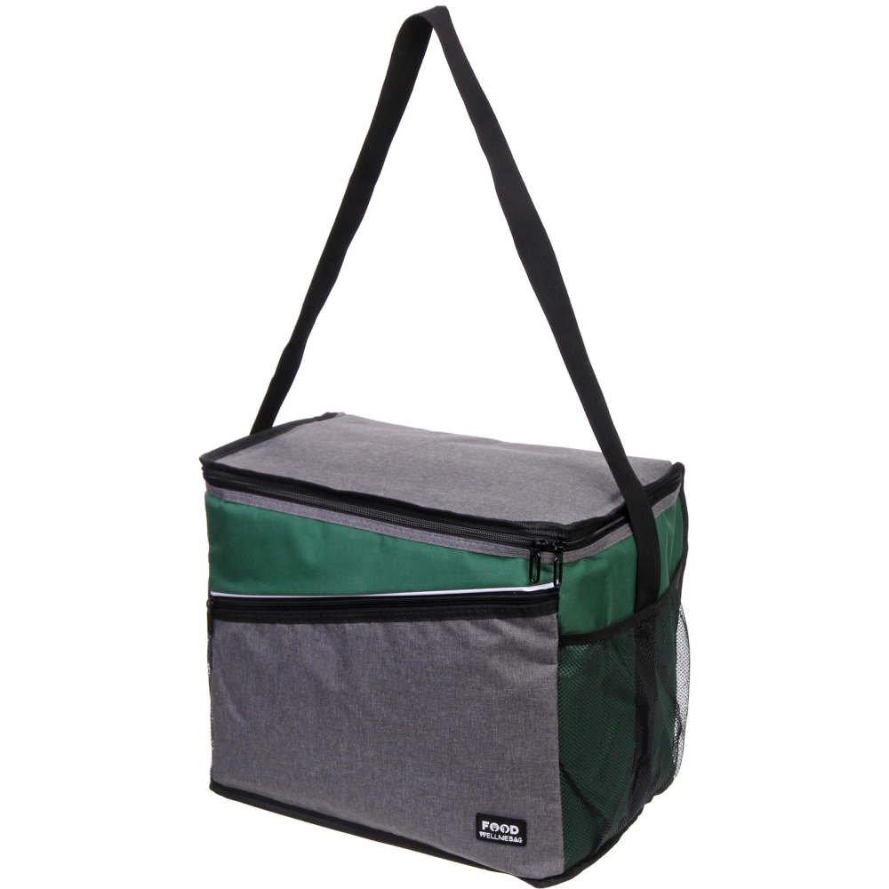 Термосумка 32 л, 40*25*32 см, WM799-4, серый-зелёный