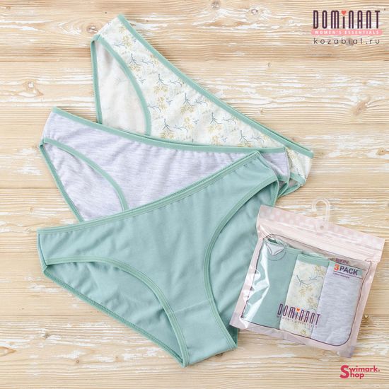 Трусики женские DOMINANT 35000-141, BIKINI, 3 шт. в уп.