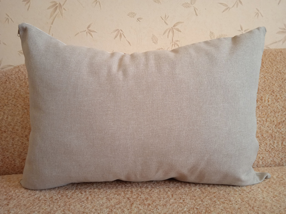 Декоративная гобеленовая наволочка для интерьерной подушки Цветочная палитра 68х47