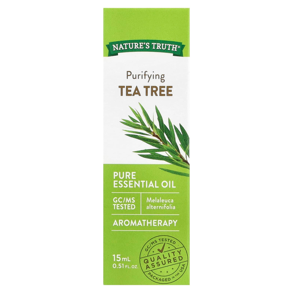 Nature's Truth, Pure Essential Oil, очищающее масло чайного дерева, 15 мл (0,51 жидк. унц.)
