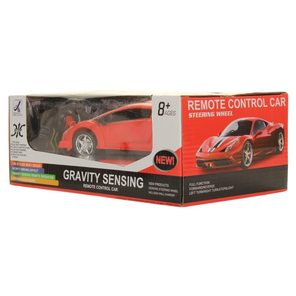 Машина классич.на РУ 29см, красная коробка 797-4