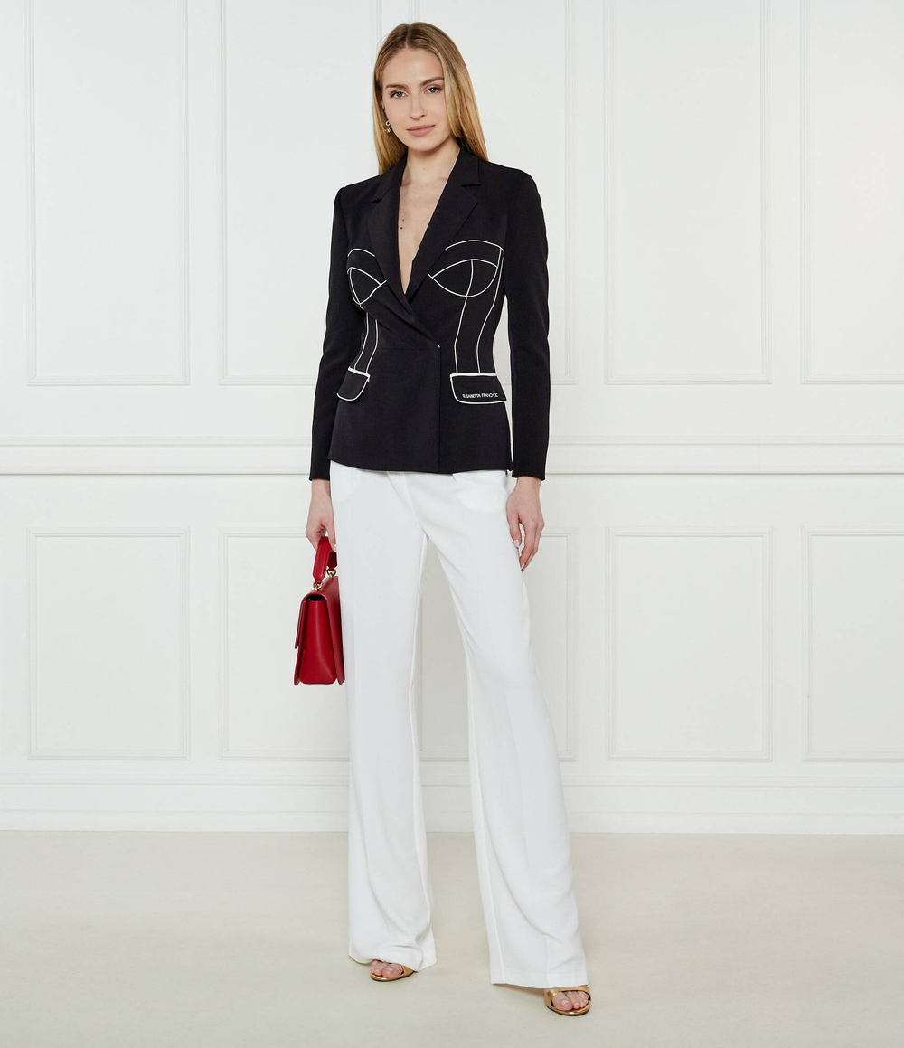 Брюки Elisabetta Franchi - экрю(PA06451E2)