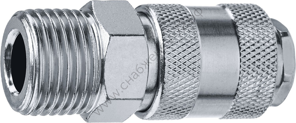 ЗУБР 1/2″M - рапид муфта, переходник, Профессионал (64911-1/2)