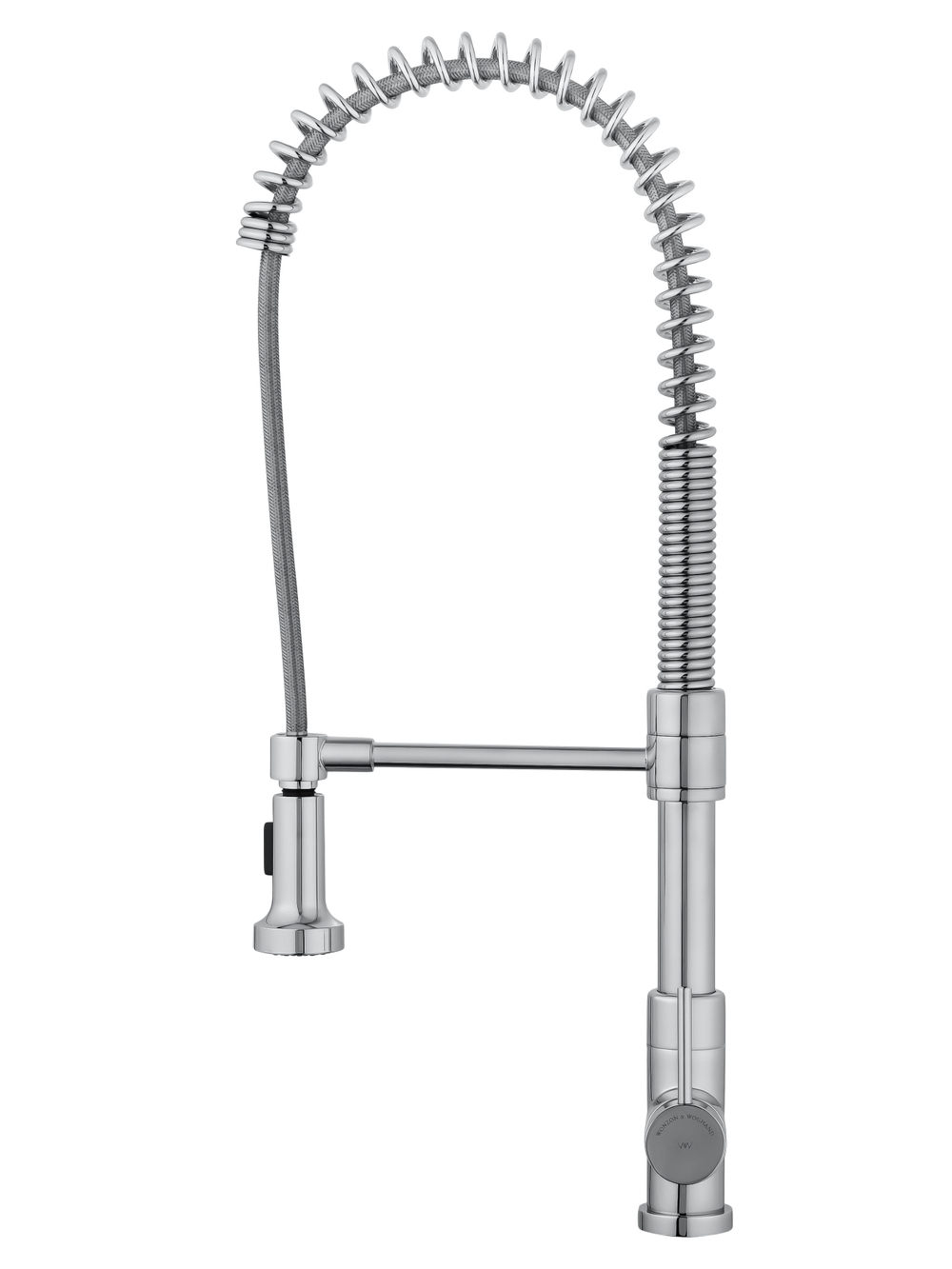 Смеситель для кухни высокий с выдвижным изливом WONZON & WOGHAND Хром (WW-422903-CR)