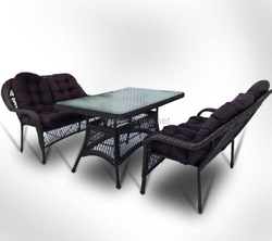 Комплект мебели из искусственного ротанга Мэдисон НЬЮ (Medison NEW) Сompany Set  с подушками на сидение и спинку