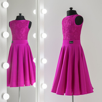 Laura 4-01-03-B | Рейтинговое платье для спортивных бальных танцев | Vasileva Dance