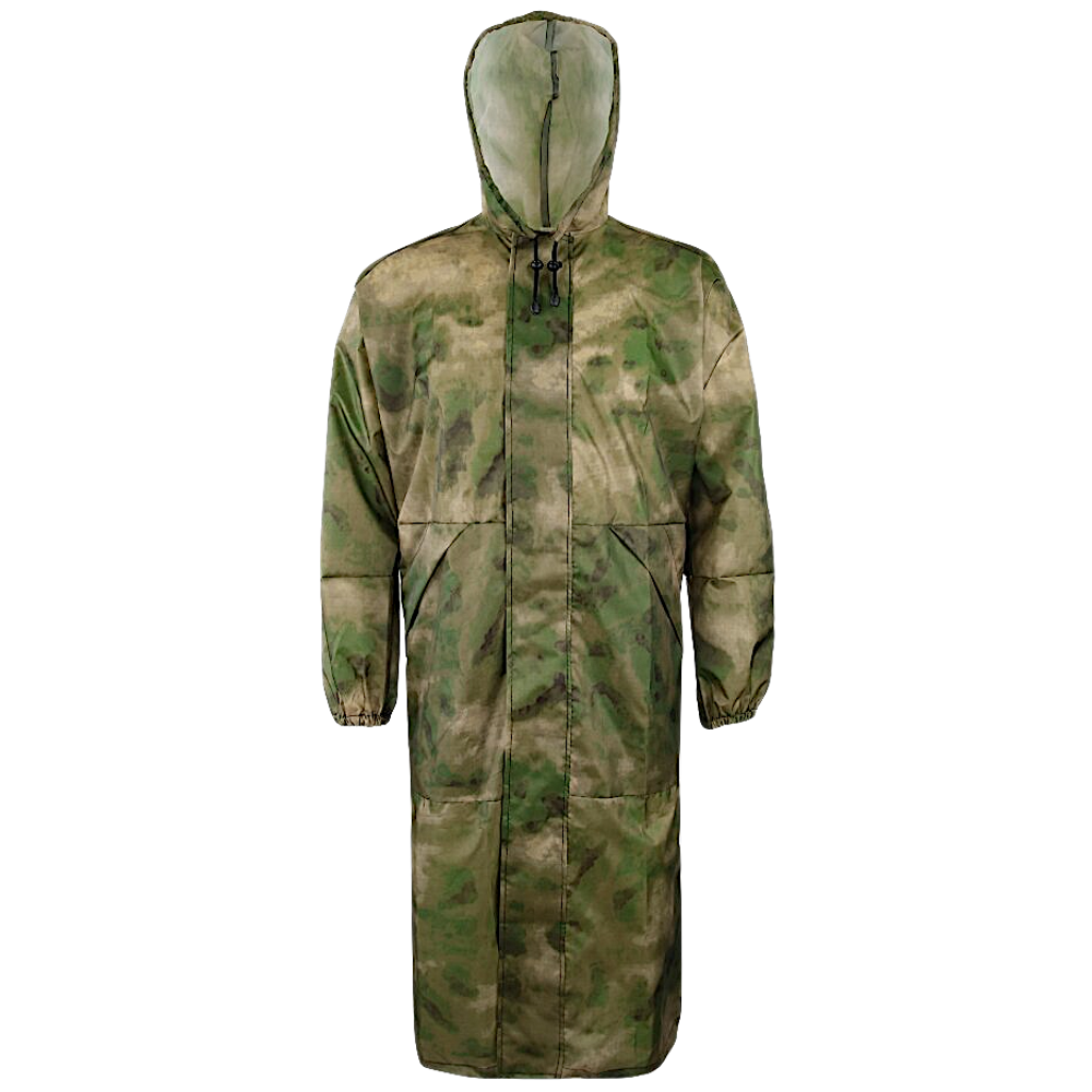 Плащ от дождя на Липучках + Молния Элементаль ВВЗ-001 Raincoat Камуфляж -