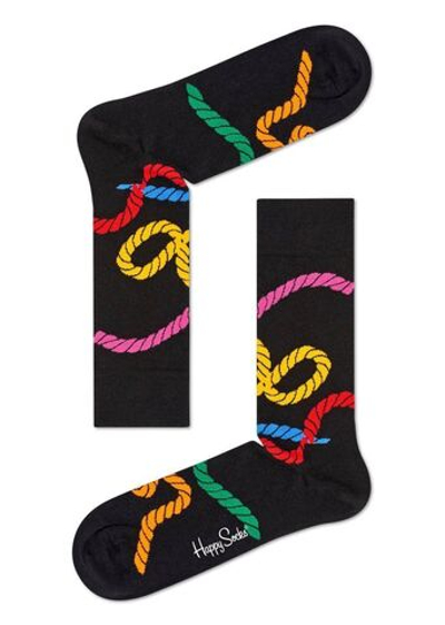 Носки унисекс Rope Sock с принтом в виде канатов (Размер: 29) (Цвет: темно-синий)