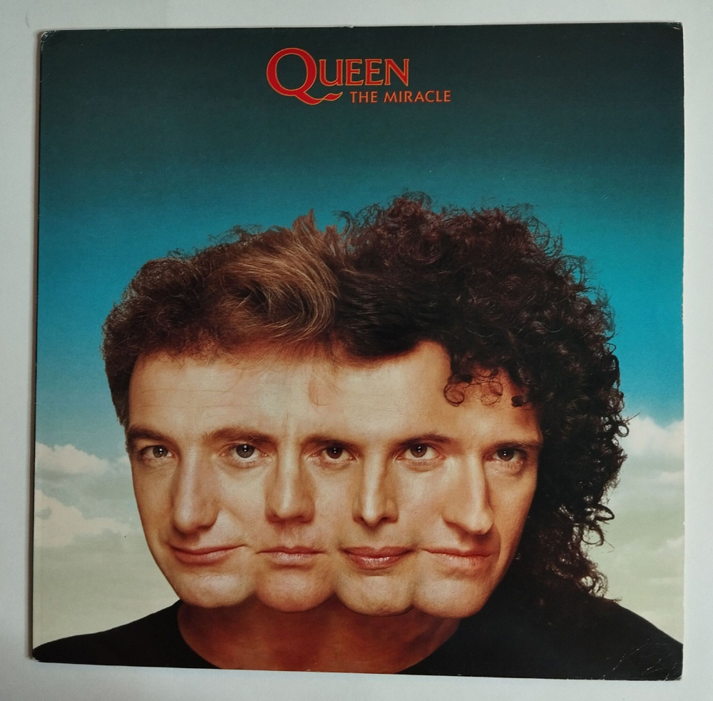Винтажная виниловая пластинка LP Queen The Miracle (UK 1989)