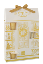 Подарочный набор из 12 Арома-свечей "Surprise Window" золотой 26,5x6x40,5см