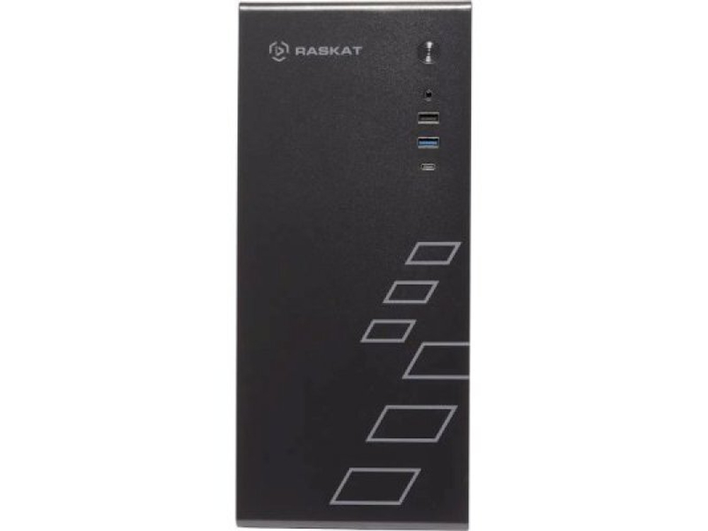Компьютер Raskat Standart 300, Intel Core i3 12100, RAM 8Gb, SSD 240Gb, без ОС, 128043