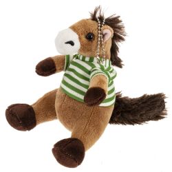 GAEM Игрушка набивная "Лошадка", с цепочкой, L11 W16 H12 см, 2в.