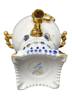 &&& Статуэтка "Самовар с заварочным чайничком" Гжель