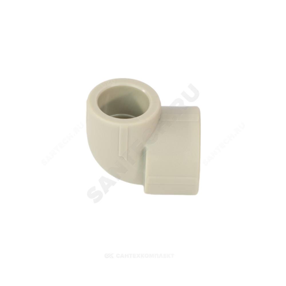 Угольник PP-R переходной серый Дн 25х20х90гр VALFEX 10116025Г