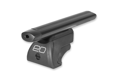 Багажник на интегрированные рейлинги, 125 см, аэродинамика (чёрный)