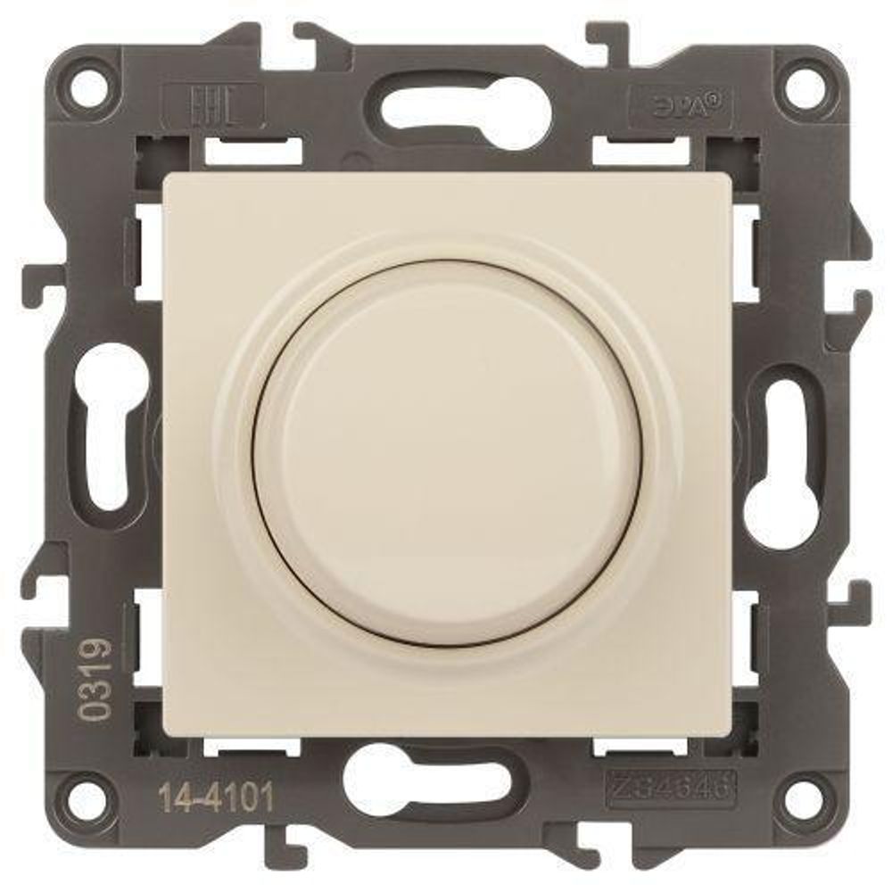 Светорегулятор поворотно-нажимной 400ВА 230В 14-4101-02 Elegance сл. кость ЭРА Б0034340 Светорегулятор поворотно-нажимной 400ВА 230В 14-4101-02 Elegance сл. кость ЭРА Б0034340