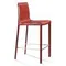 Полубарный стул Barrie 65 см красная кожа