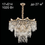 Citilux Моника CL308282 Люстра хрустальная подвесная Золото