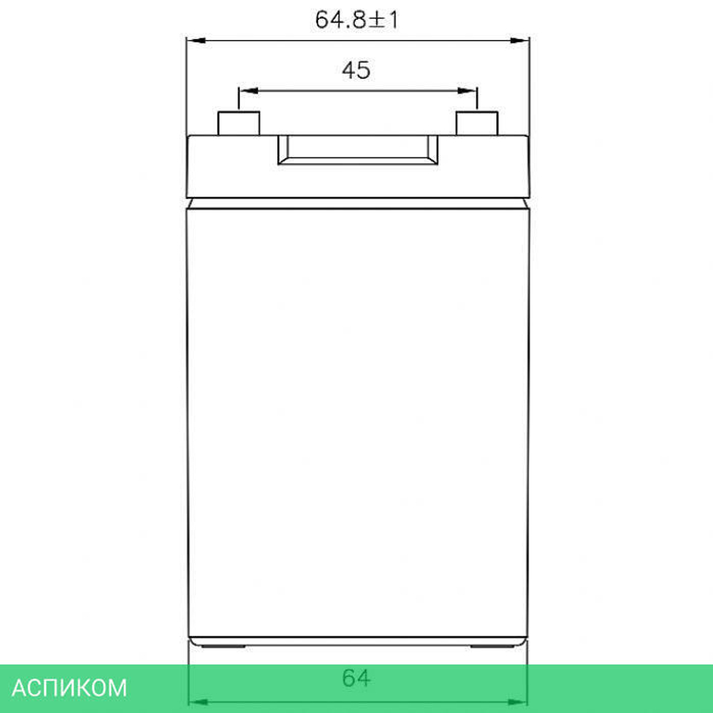 Аккумулятор для ИБП CSB HRL1234W 12V/9Ah