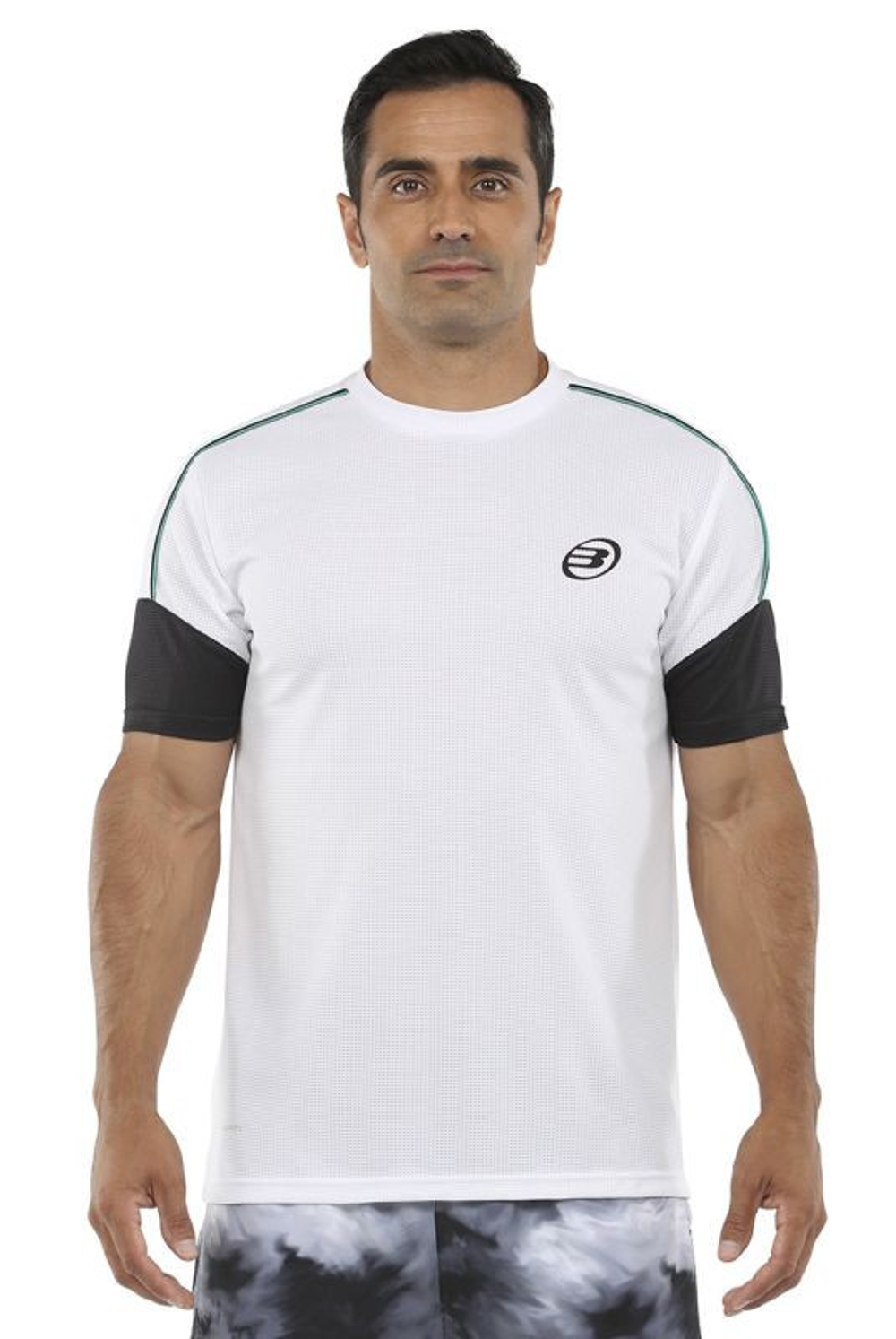 Мужская теннисная футболка Bullpadel Caqueta T-Shirt Man - белый