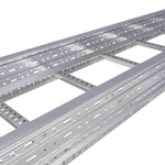 Лоток лест 80х200, L 3 м, RAL9016