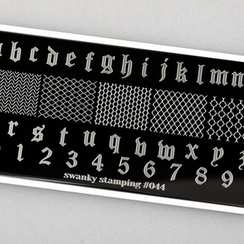 Пластина Swanky Stamping №44