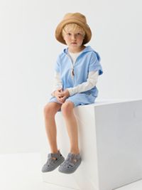 Ромпер на молнии с капюшоном "Небо"