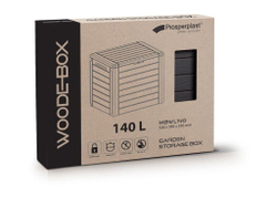 Пластиковый сундук Prosperplast Woodebox 140 л wenge