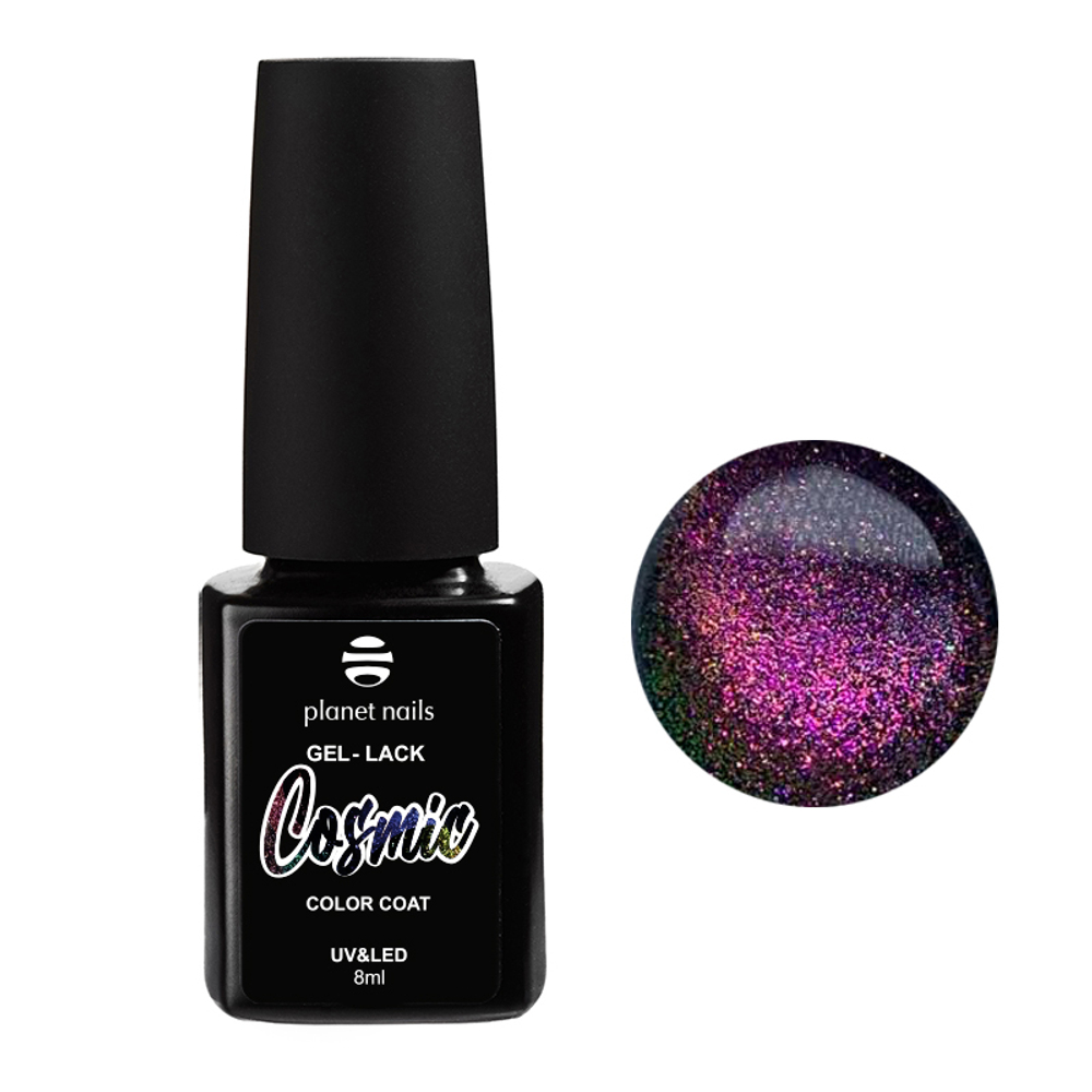 Planet Nails Гель-лак "Cosmic" 978 Голографический кошачий глаз, 8мл