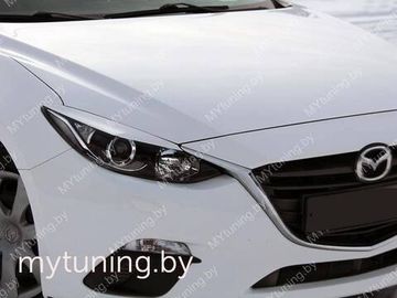 Реснички на фары для Mazda 3 BM