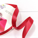 Лента Атласная 1,5см х 110м Полиэстер класс А (Красный)