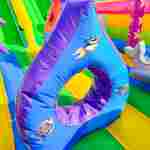 Коммерческий надувной батут с горкой «В гостях у моря 2»  10*6*6,1 м.