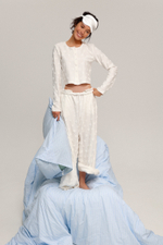 Брюки на тонкой резинке