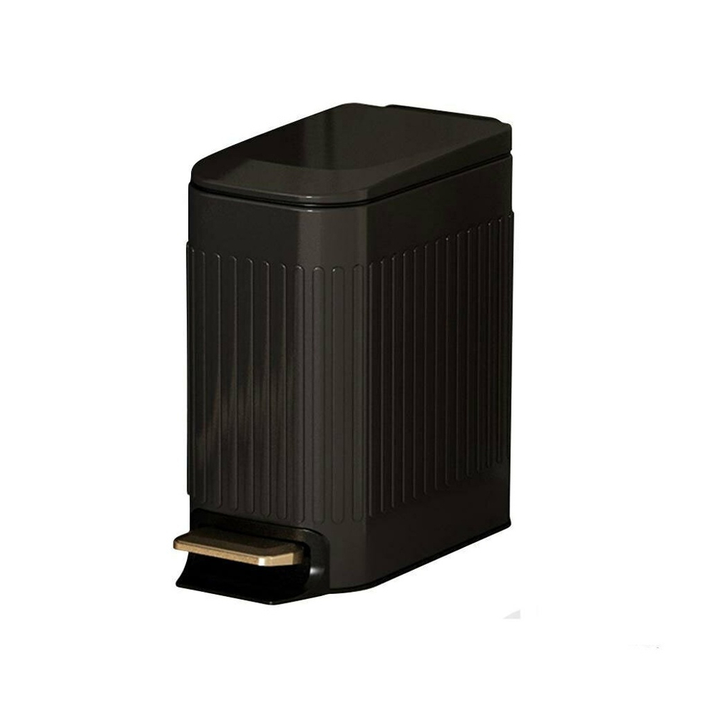 Ведро для мусора 6л с педалью нерж, BZ-T56LBK