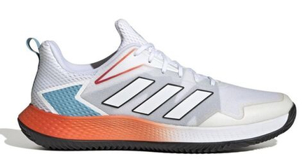 Мужские кроссовки теннисные Adidas Defiant Speed M Clay - cloud white/cloud white/preloved red
